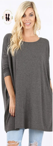 Oversized Tunic with Pockets