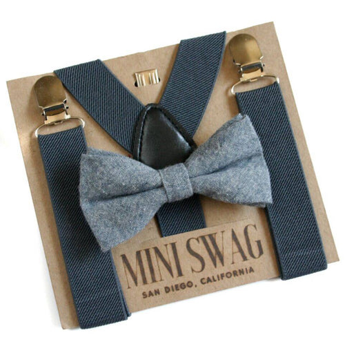 Mini Swag Bow Tie and Suspender Sets
