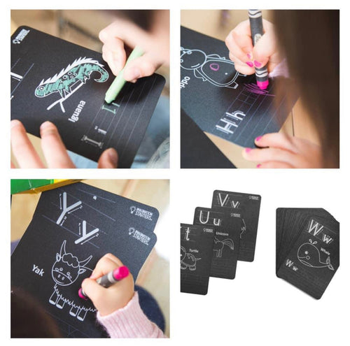 Chalkboard Alphabet Cards