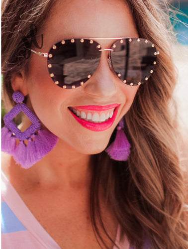 Showstopper Studded Sunnies