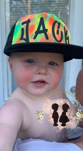 Load image into Gallery viewer, Customized Tie Dye Trucker Hat